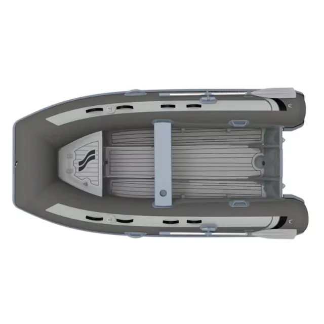 Tender Highfield Inflatable Boat PVC with Aluminum hull ,EVA teak