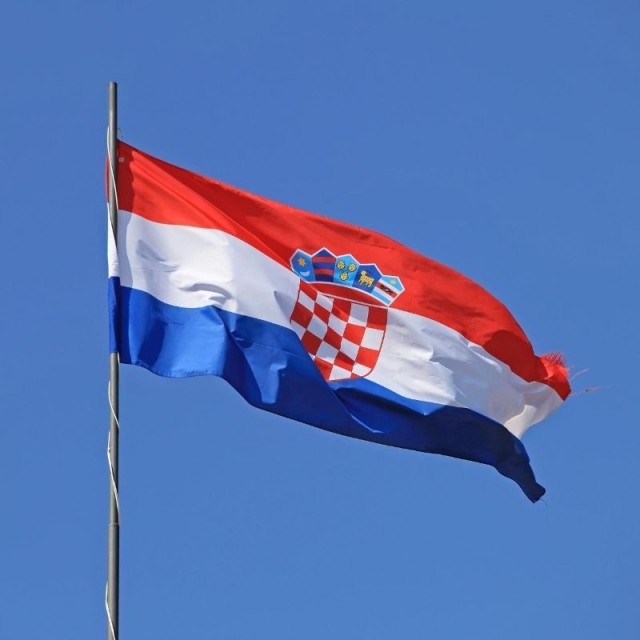 Flag Kroatia 0,70m