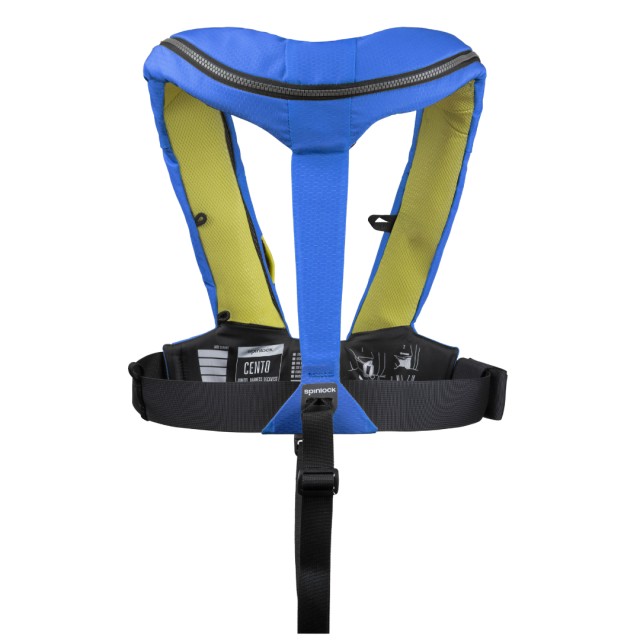 Deckvest Cento Junior 100N AUTO Lifejacket Harness Pacific Blue