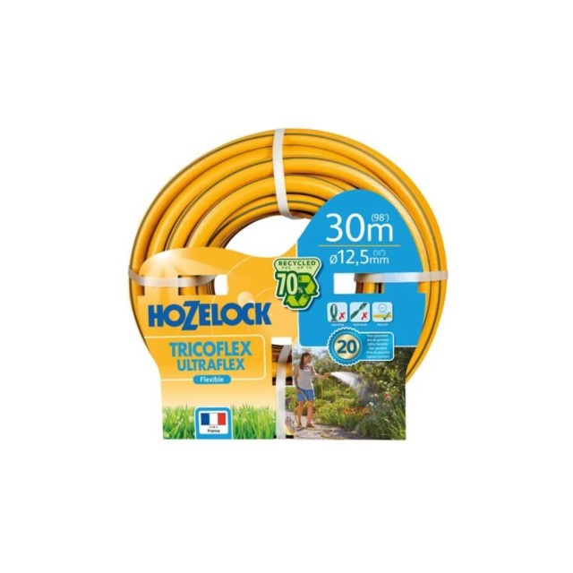 Λάστιχο Ποτίσματος Κίτρινο Ultraflex 12.7mm (1/2) 30 mtr / Δεν Τσακίζει και δεν συστρέφεται