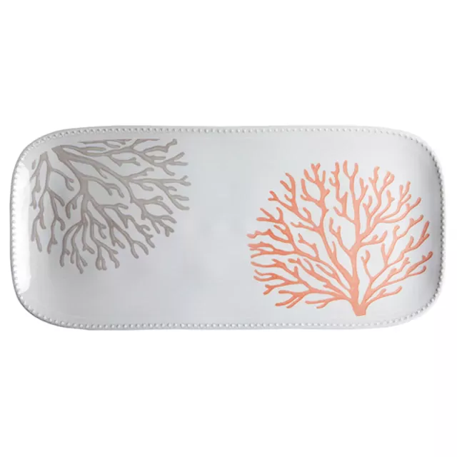 Melamine Serving Dish Set Harmony – Coral, Set 2 Pcs