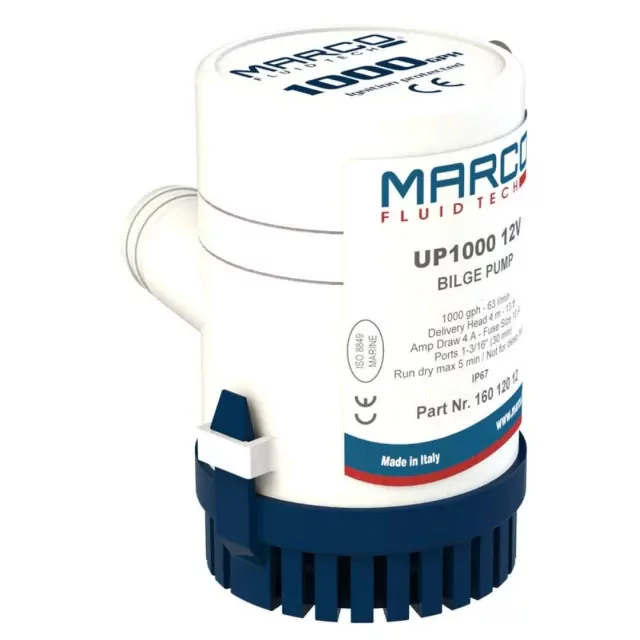 UP1000 Submersible pump/ 12-24V/ 63 l/min