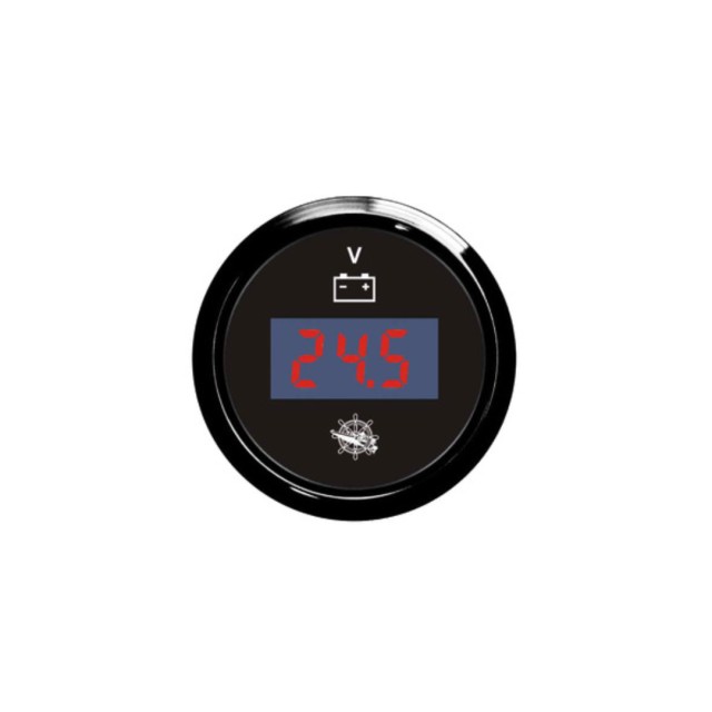 Digital voltmeter 8/32 V black