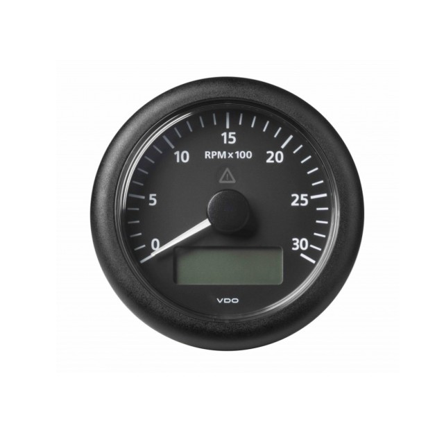 Tachometer 3.000 RPM Veratron ViewLine  Black 85mm