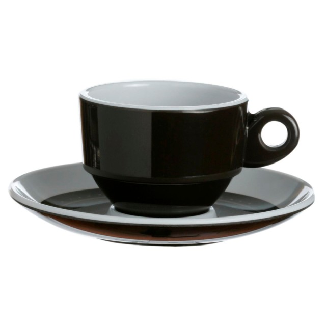 Espresso cup & saucer  set 6un ”Stars”