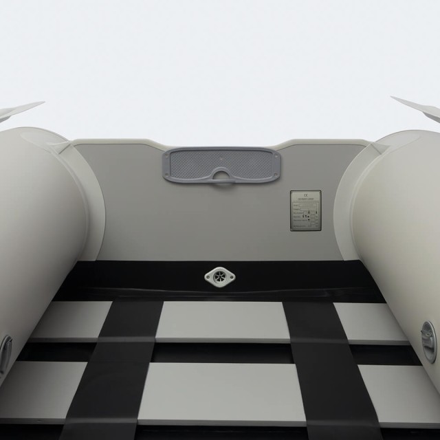 Inflatable tender Nautend with Slats/light grey