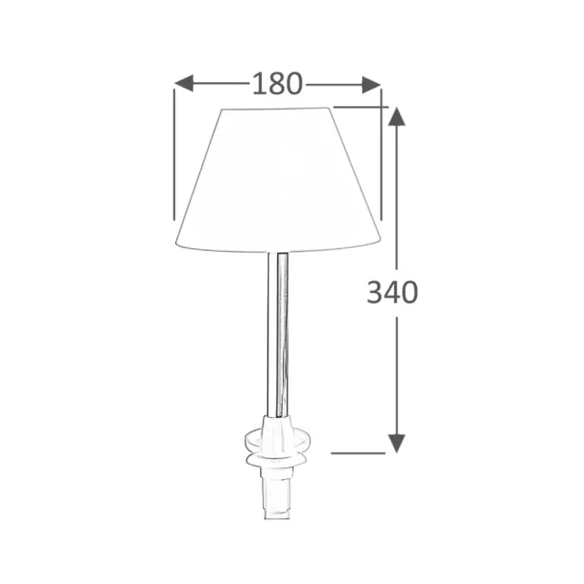 Pull-out table lamp