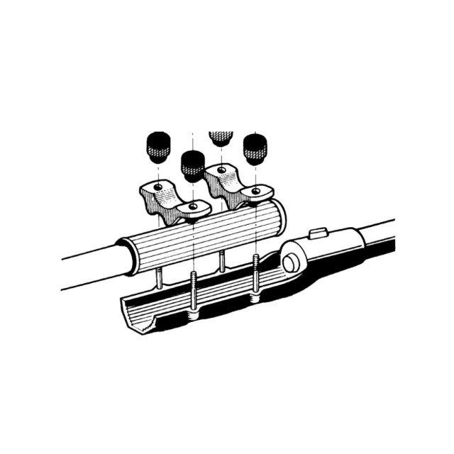 Extension rod for outboard engines length 700 mm