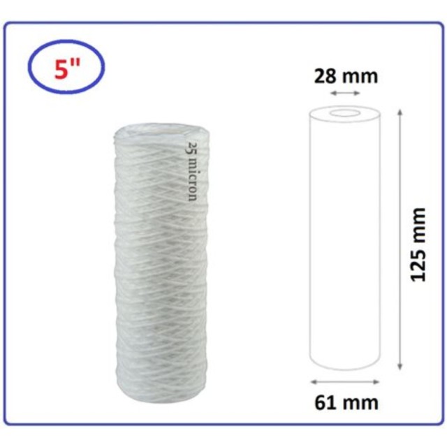 Replacement Central Flow Filtration Filter FA 5 SX 25mcr  5