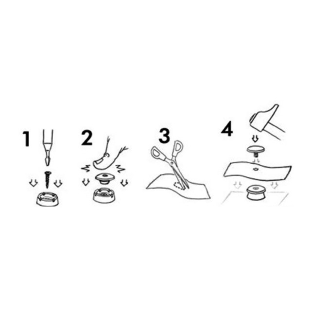 Stayput Press plastic support