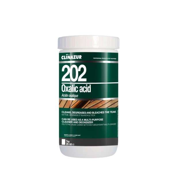 Clinazur 202 Δυνατό Καθαριστικό TEAK Oxalic Acid (σκόνη)