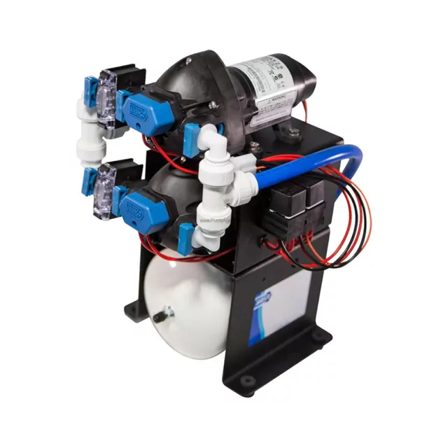 Σύστημα Υδραυλικής Πίεσης Νερού Διπλού Stack (12&nbsp;V, 34&nbsp;L/min)