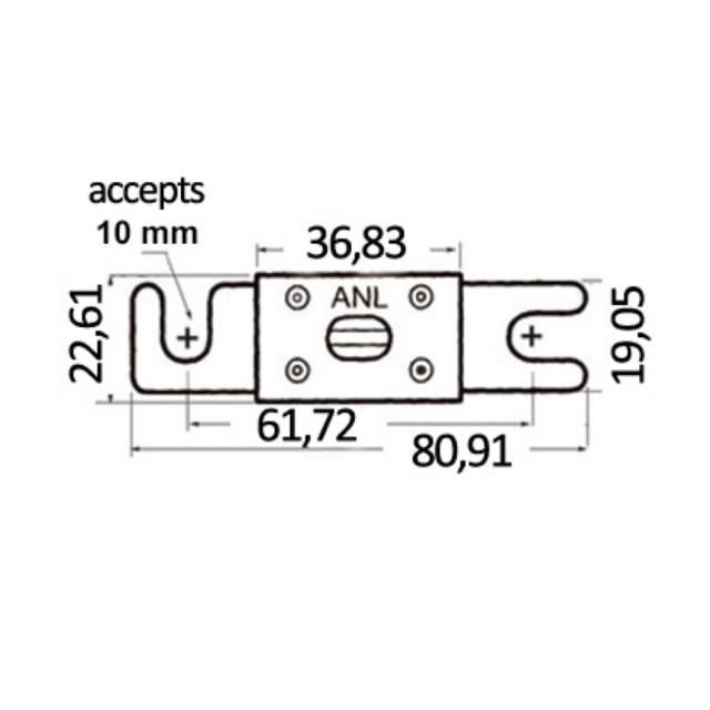 High capacity fuses 50 A