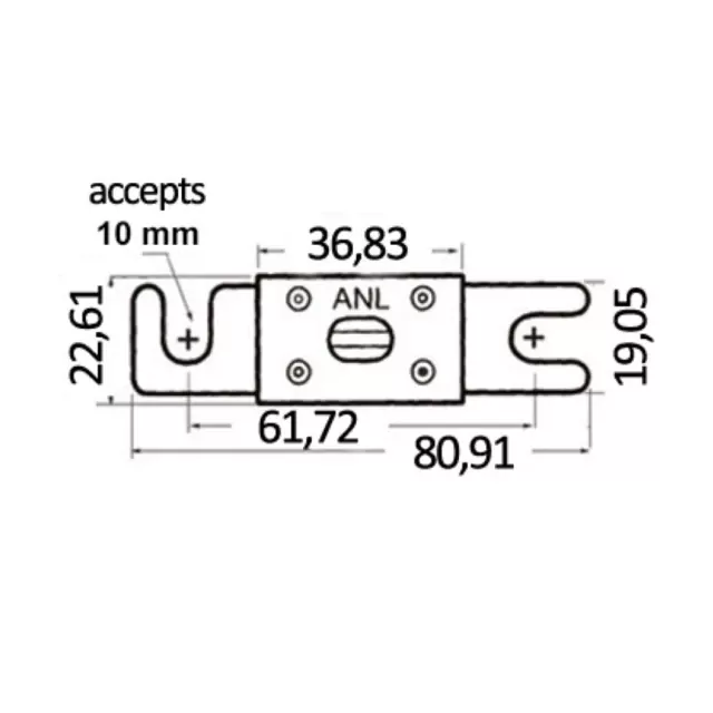 High capacity fuses 50 A
