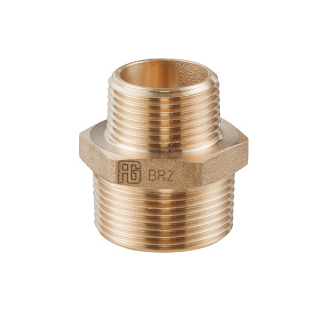 Reducing nipple (Male /Male) Bronze