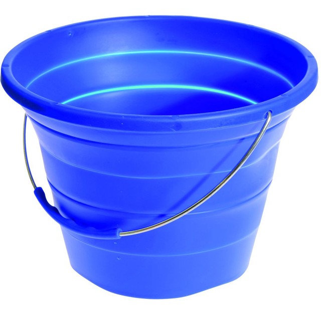 Foldable Silicone Bucket blue 7lt
