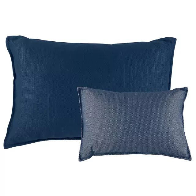 Μαξιλάρια Aruba 60x40 & 30x40 Μπλε , 2 τεμ.