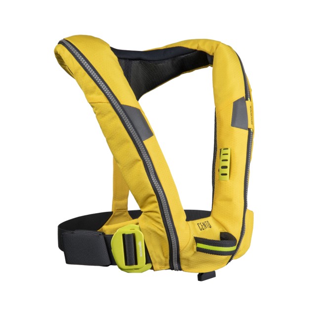 Deckvest CENTO Junior, Σωσίβιο με ζώνη ασφαλείας Κίτρινο χρώμα