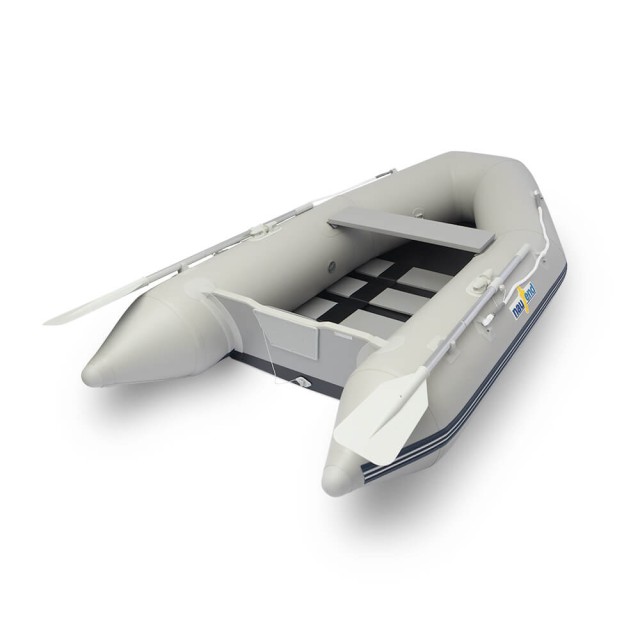 Inflatable tender Nautend with Slats/light grey