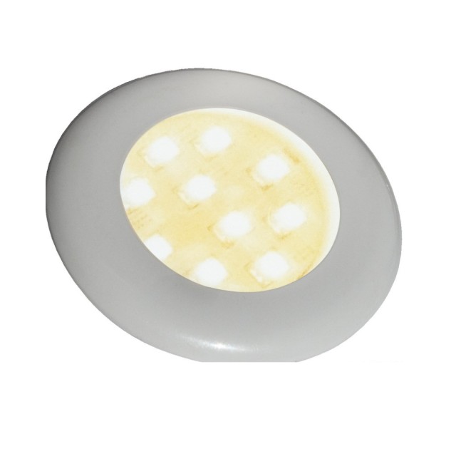 Πλαφονιέρα LED Batsystem Nova 2 με διακόπτη , Λευκή