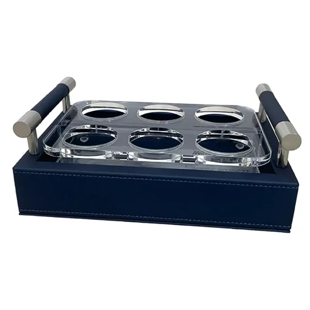 Waves Shot Holder Tray – Blue