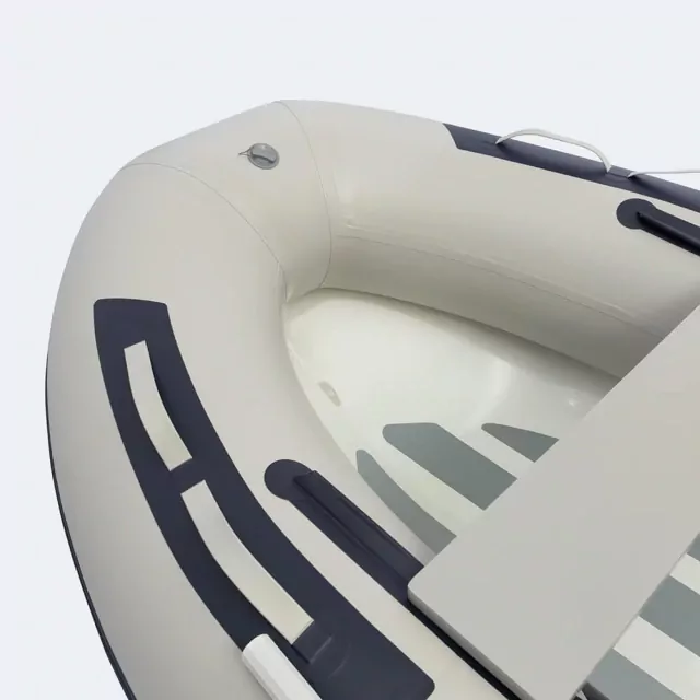 Inflatable boat Nautend PVC with single aluminium hull RAB/ Grey with diagonal navy