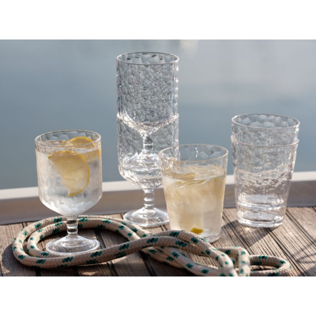 Stackable Water Glass Party Ice, 6 Pc