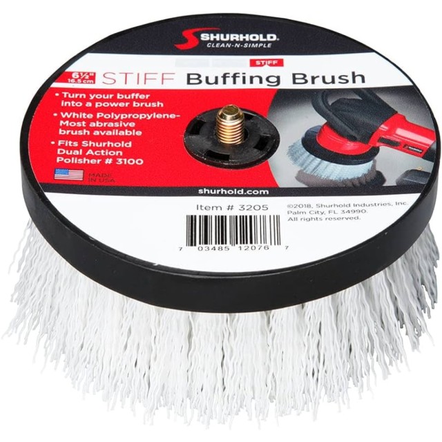 Shurhold DAP Scrub Brushes Stiff White