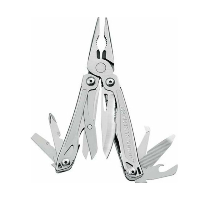 Leatherman Wingman Πολυεργαλείο Ασημί με Λάμα από Ανοξείδωτο Ατσάλι σε Θήκη