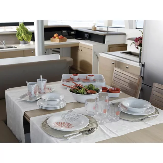 Melamine Serving Dish Set Harmony – Coral, Set 2 Pcs
