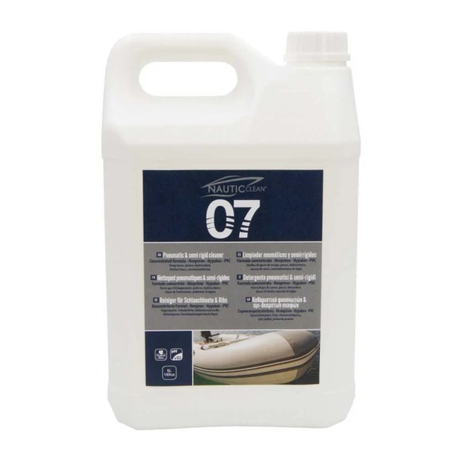 Cleaner for inflatable boats NAUTIC CLEAN 07, 5Ltr