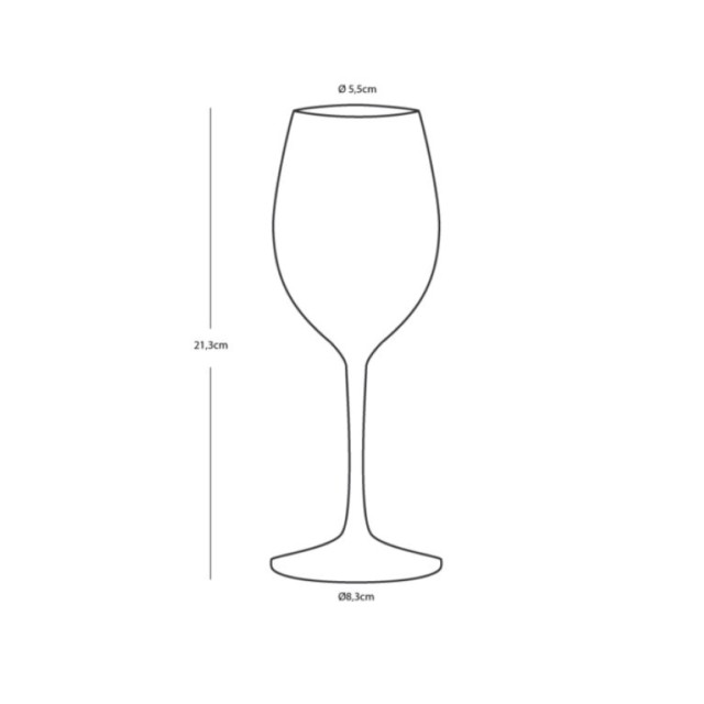 Non-slip Wine glass  (Set of 6 pieces) Pacific Marine