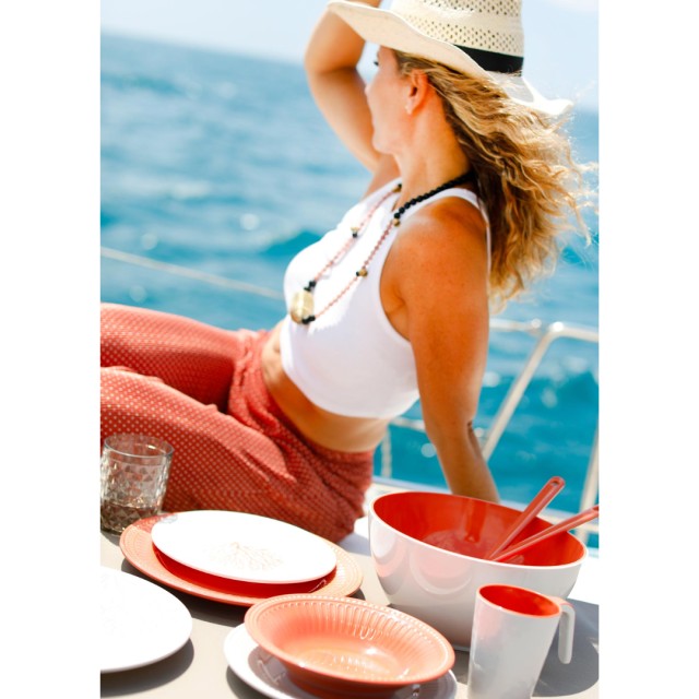 Μπολ Μελαμίνης Summer Κοραλί , 6 τεμ.