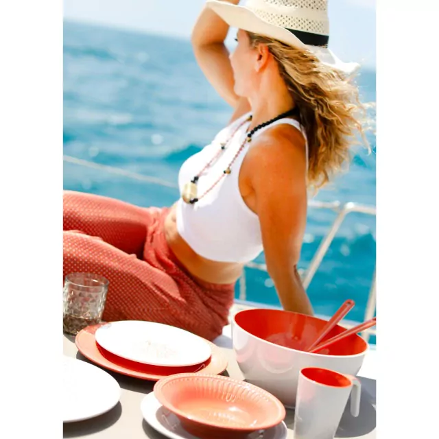 Μπολ Μελαμίνης Summer Κοραλί , 6 τεμ.