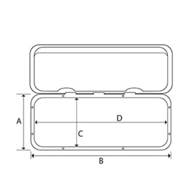 Waterproof AAS walkable inspection hatch