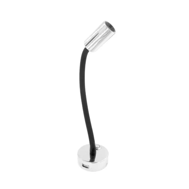 Articulated led spotlight with usb socket with dimmer