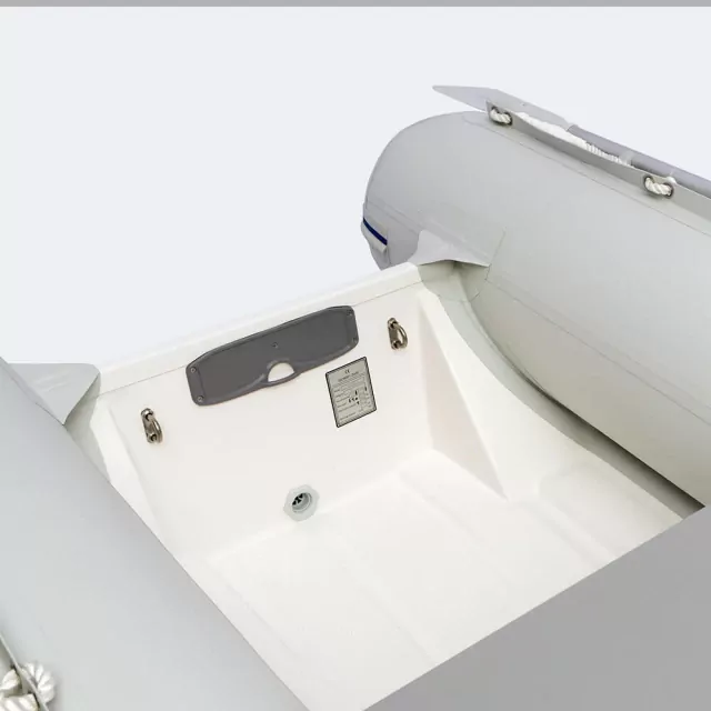 Inflatable boat Nautend with polyester hull Rib