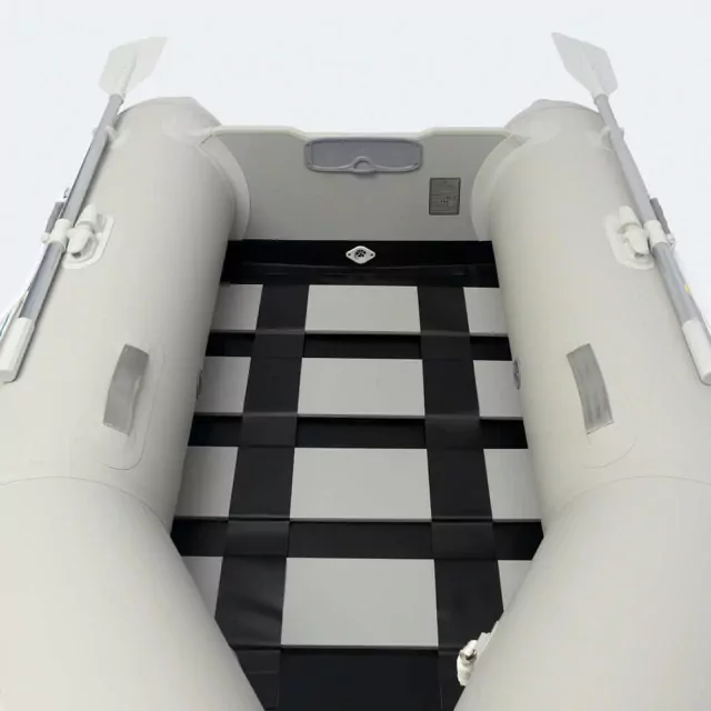Inflatable tender Nautend with Slats/light grey