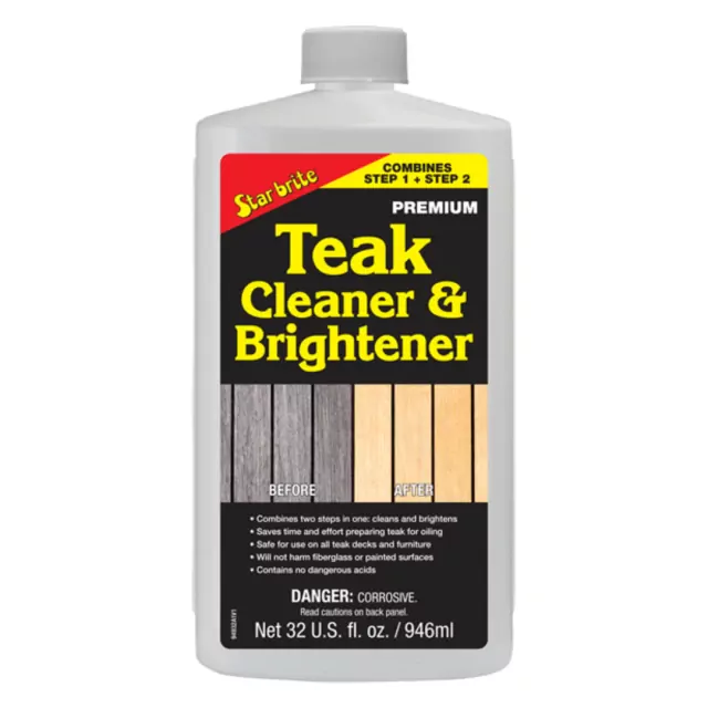 Star Brite Καθαριστικό & Γυαλιστικό για Teak Δύο σε Ένα (1Lt)
