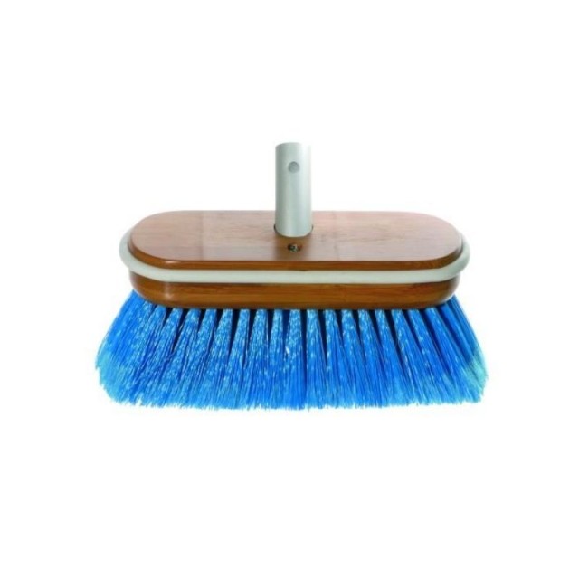 Brush Deluxe blue medium with water flow-through