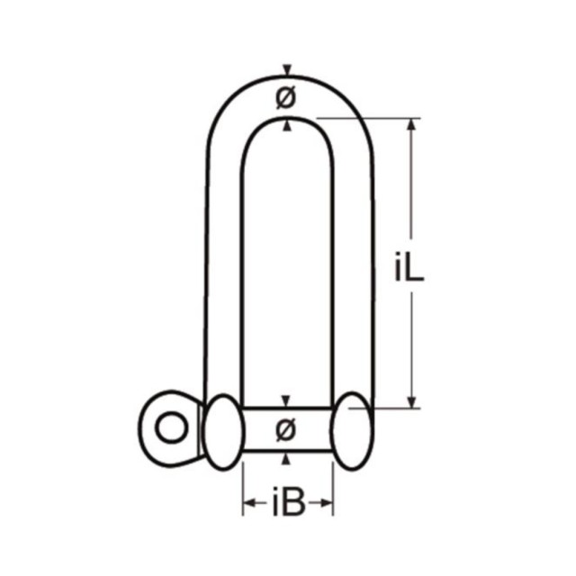 Shackle Straight Long A4