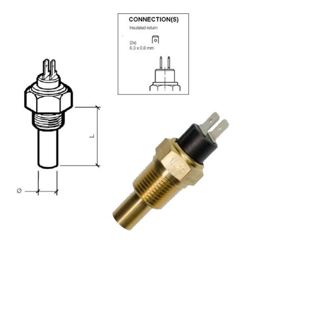 TEMPERATURE SENTER 150oC (INSUL/RET) M14x1.5