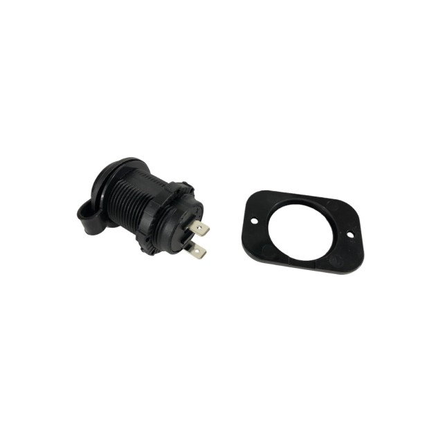 Βύσμα Πίνακα 12 V DC με Αδιάβροχο Καπάκι