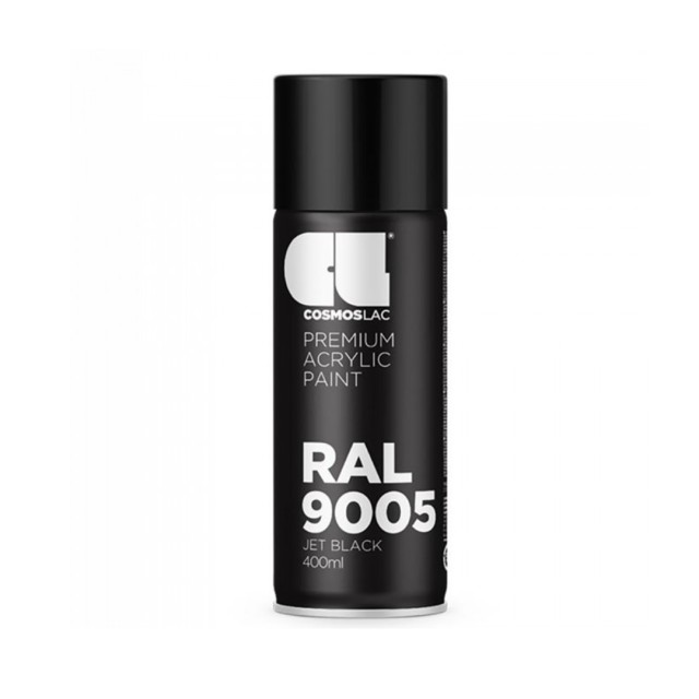 Σπρέι  COSMOS RAL 9005  Black Matte N304 , 400ml