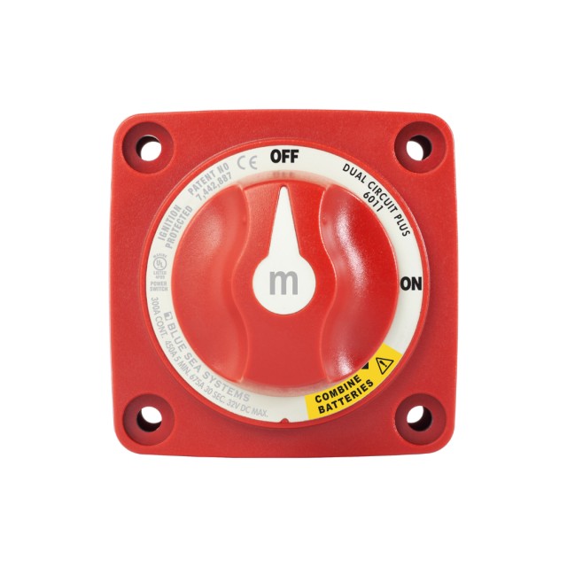 m-Series Mini Battery Selector Switch ON-OFF-COMBINE 300 A