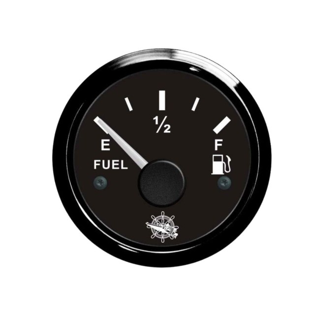 Fuel level gauge 10/190 ohm Black/Black