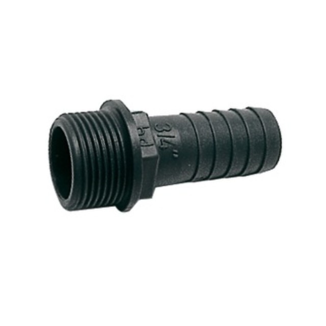 Pol.male hose adaptor 11/4 x 30 mm