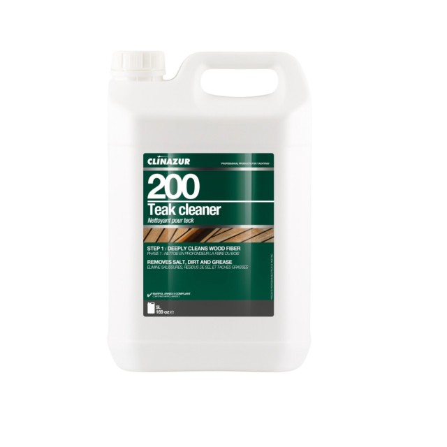 Clinazur 200 Καθαριστικό Teak 5lt  (Liquid) STEP 1