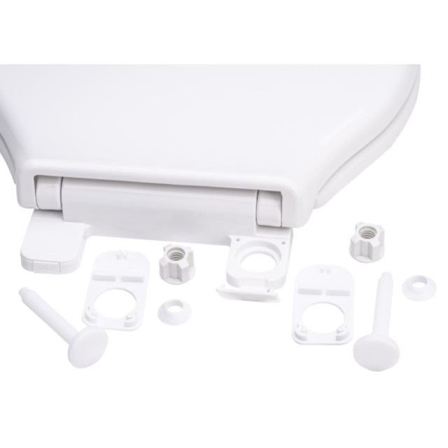 WC Comfort Seat with Soft Close, Compact (Plastic)